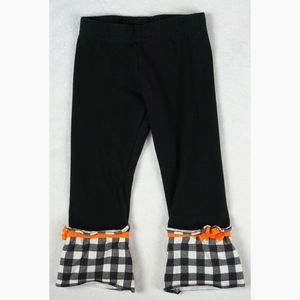 Emily Rose Pants Orange ribbon and Check print 18m
